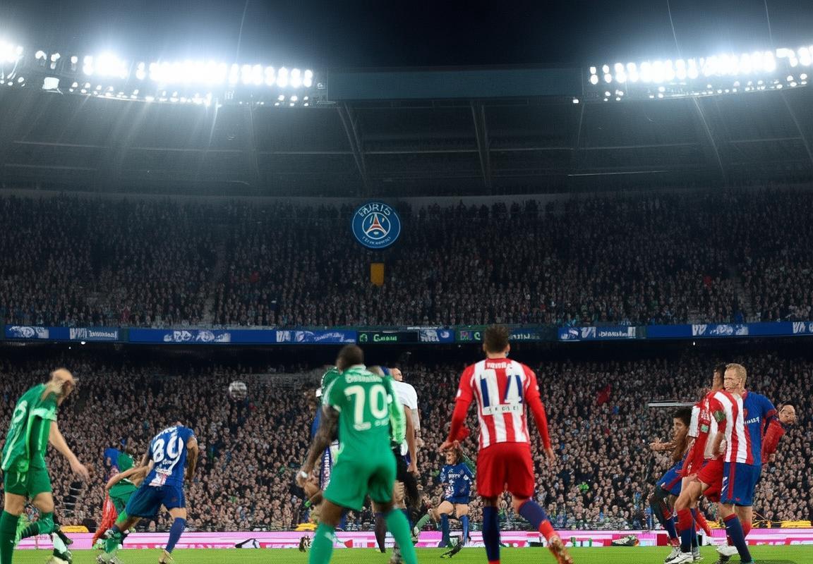 欧冠焦点战：巴黎圣日耳曼VS马德里竞技精彩对决回顾(图1)